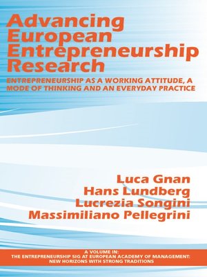 cover image of Advancing European Entrepreneurship Research